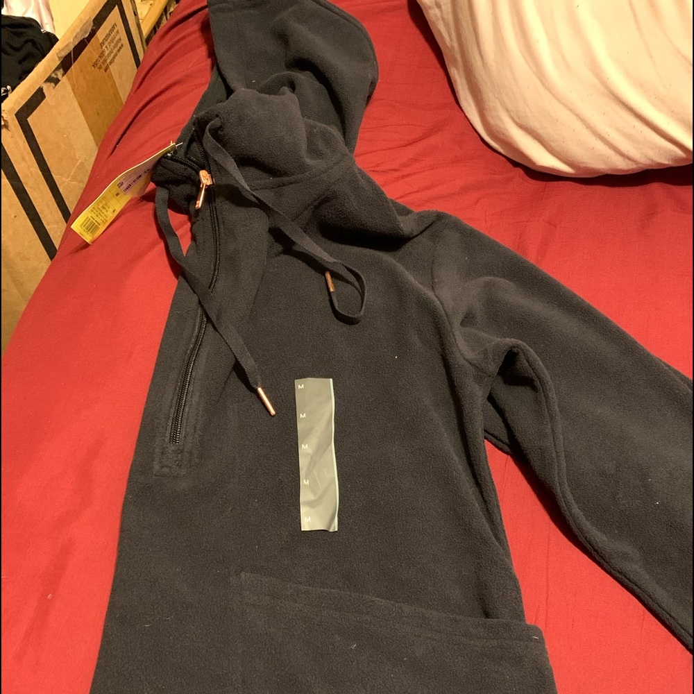 fleece hoodie